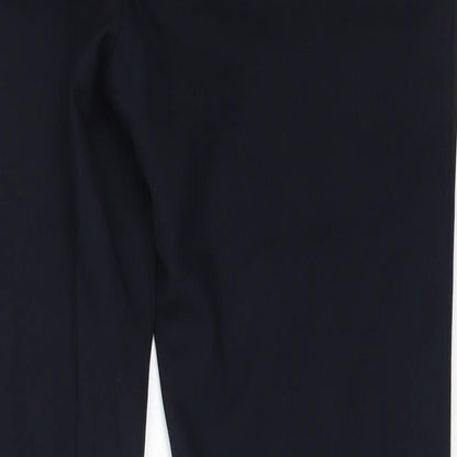 Preworn Womens Blue  Polyester Trousers  Size 10 L27 in Regular