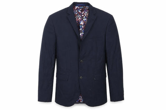 Next Mens Blue  Polyester Jacket Blazer Size 40