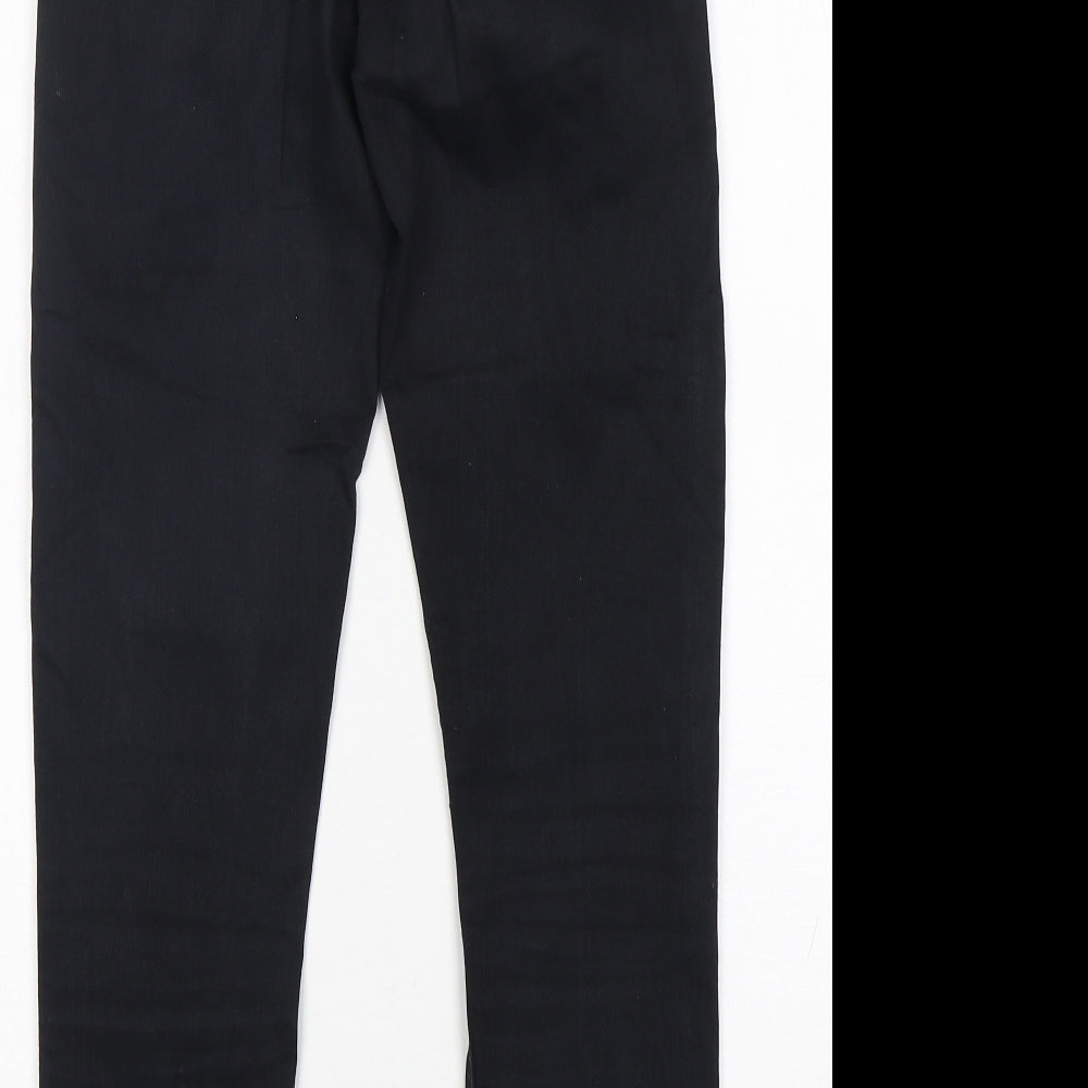 Topshop Womens Black  Cotton Skinny Jeans Size 26 in L28 in Regular