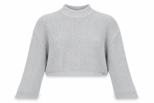 Hollister Womens Grey Crew Neck  Cotton Pullover Jumper Size XS