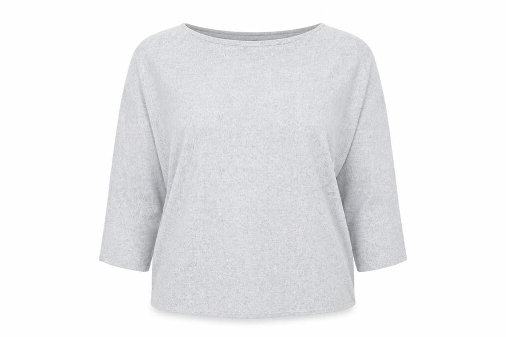 F&F Womens Grey Boat Neck  Polyester Pullover Jumper Size 22