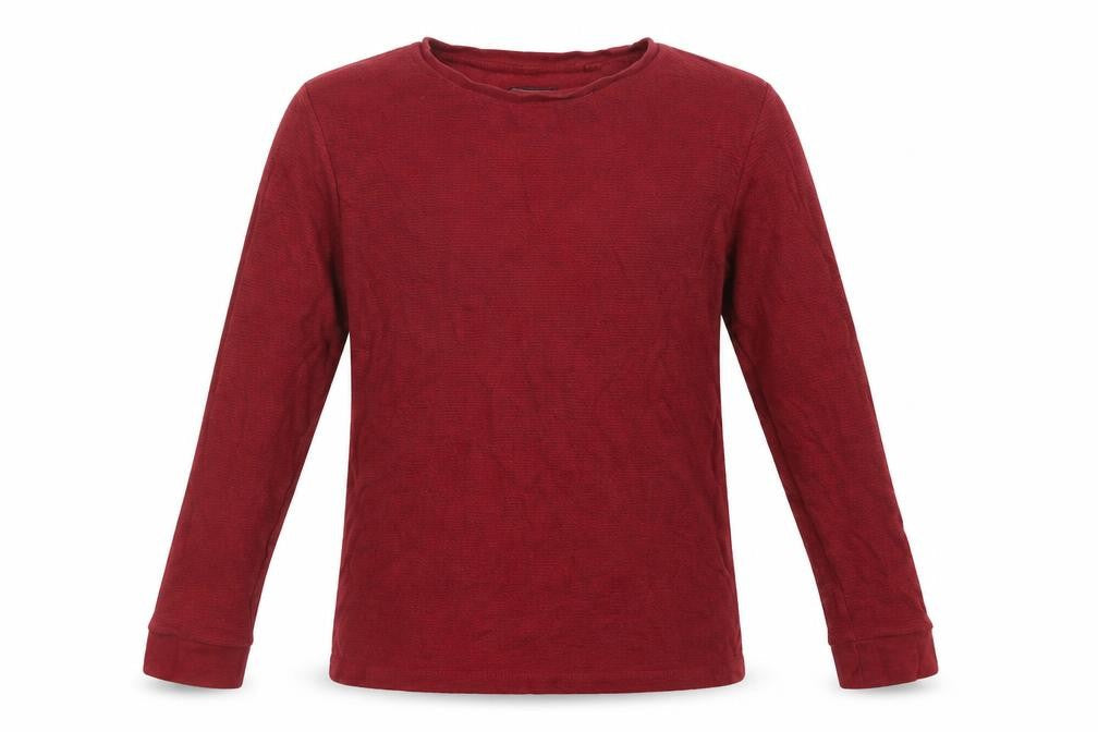 Next Boys Red  Cotton Pullover Sweatshirt Size 10 Years