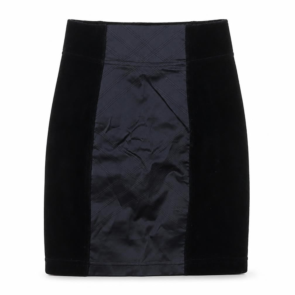 In Wear Womens Black  Cotton Mini Skort Size S