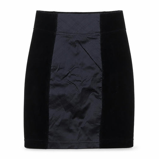 In Wear Womens Black  Cotton Mini Skort Size S