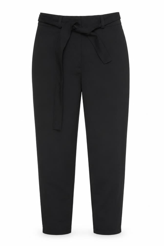 Boohoo Womens Black  Polyester Trousers  Size 6 L28 in Regular Hook & Eye