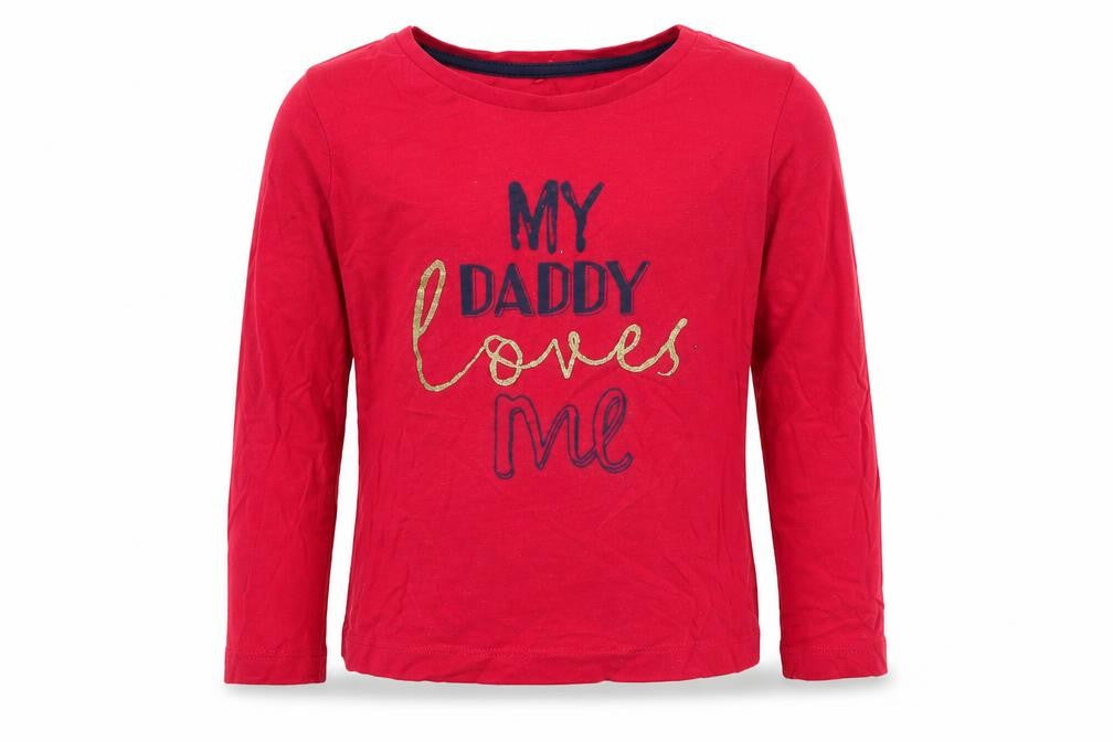 George Boys Red  Cotton Basic T-Shirt Size 4 Years Round Neck