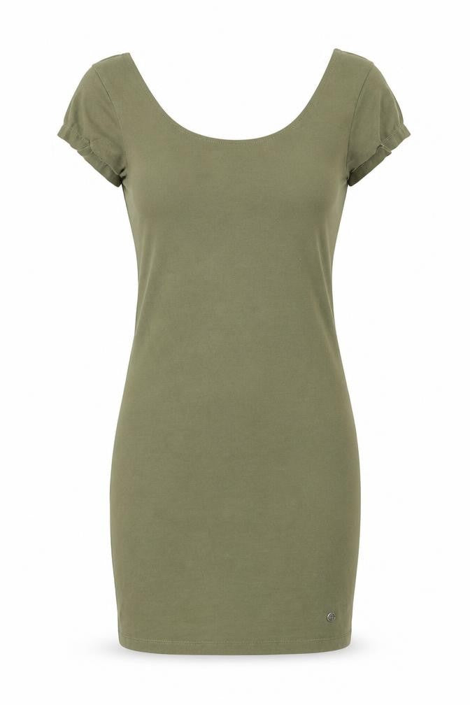 AJC Womens Green  Cotton Tank Dress  Size 6  Round Neck