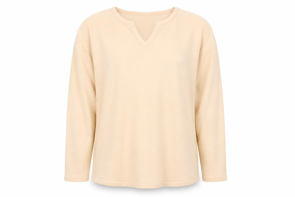Bonmarché Womens Orange V-Neck Acrylic Pullover Jumper Size XL