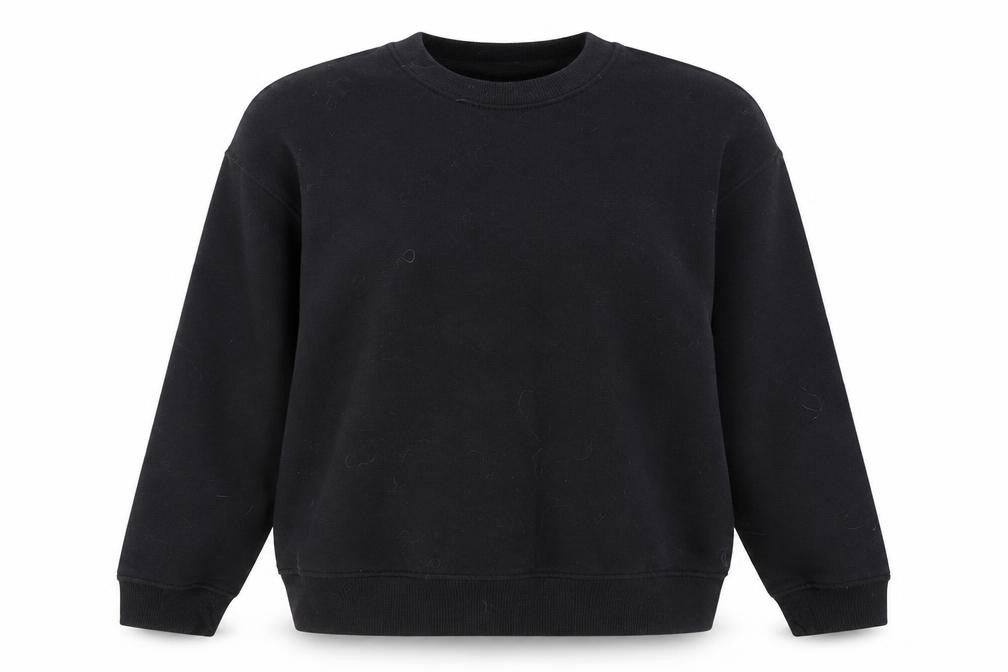 Primark Womens Black  Cotton Pullover Sweatshirt Size M