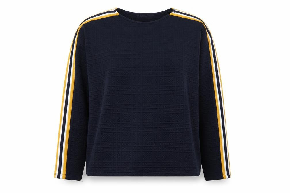 Primark Womens Blue Round Neck  Polyester Pullover Jumper Size M