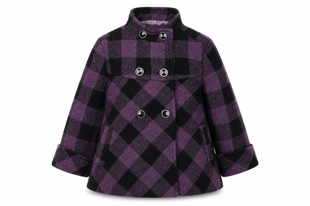 Mariquita Perez Girls Purple   Overcoat Coat Size 2 Years