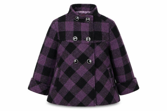 Mariquita Perez Girls Purple   Overcoat Coat Size 2 Years