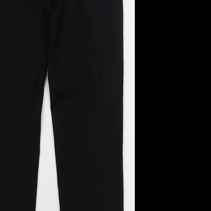 ONESIX5IVE Mens Black  Polyester Trousers  Size 32 L31 in Regular Button