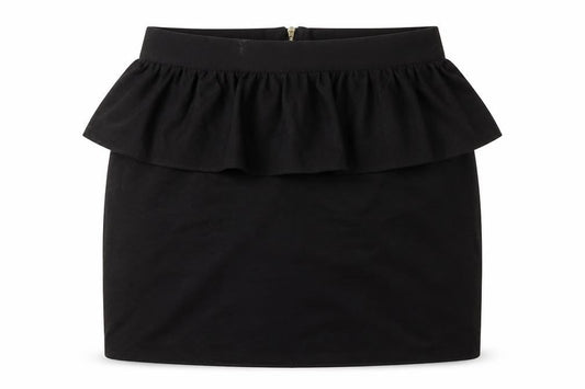 New Look Womens Black  Polyester A-Line Skirt Size 12   Zip