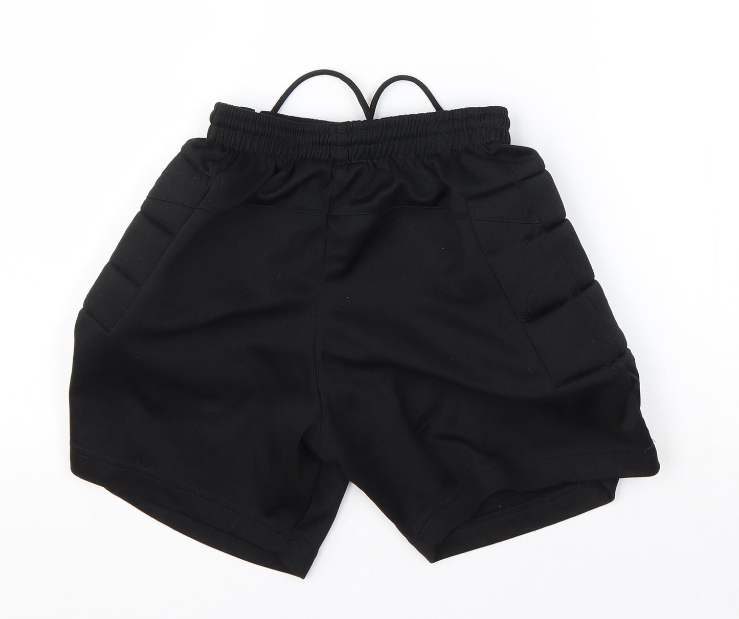 Carlotti Boys Black  Polyester Sweat Shorts Size M  Regular Drawstring