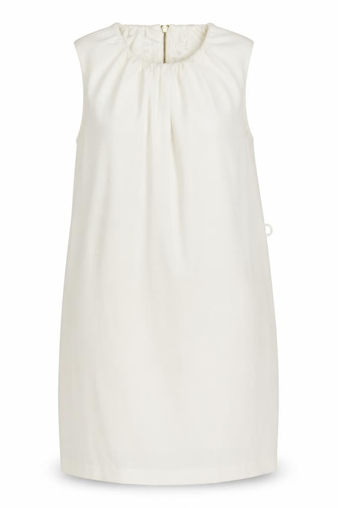 Zara Womens Ivory  Polyester A-Line  Size M  Round Neck Pullover