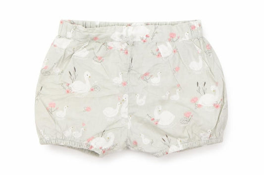 H&M Girls Green Geometric Cotton Sweat Shorts Size 4 Years  Regular  - Swans
