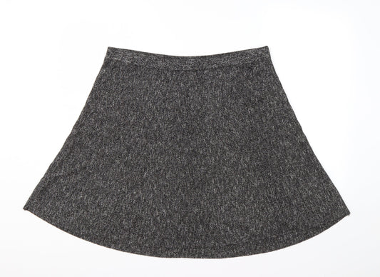 Max Studio Womens Grey  Acrylic Flare Skirt Size XL