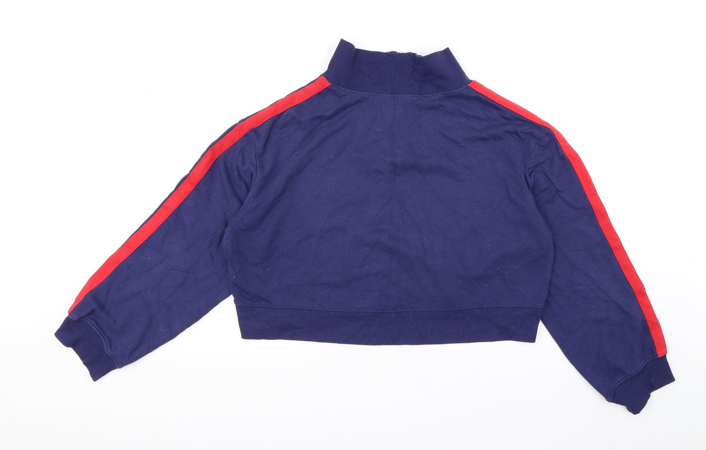 Divided by H&M Womens Blue Striped Cotton Pullover Sweatshirt Size S  Pullover