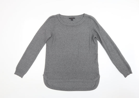 Cyrus Mens Grey Crew Neck  Viscose Pullover Jumper Size M
