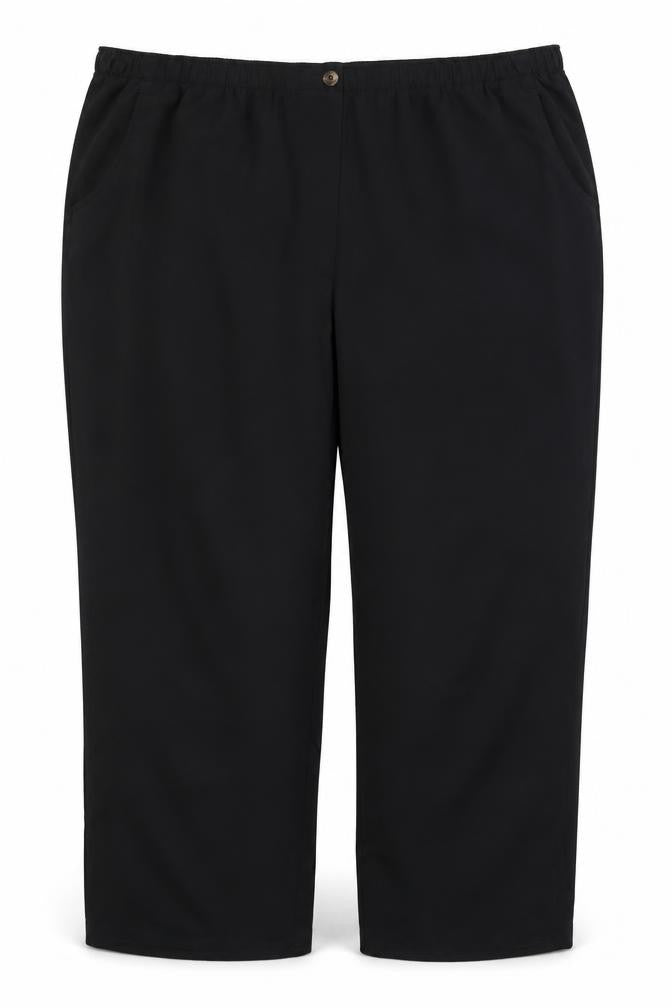 Alia Womens Black  Polyester Trousers  Size 20 L26 in Regular