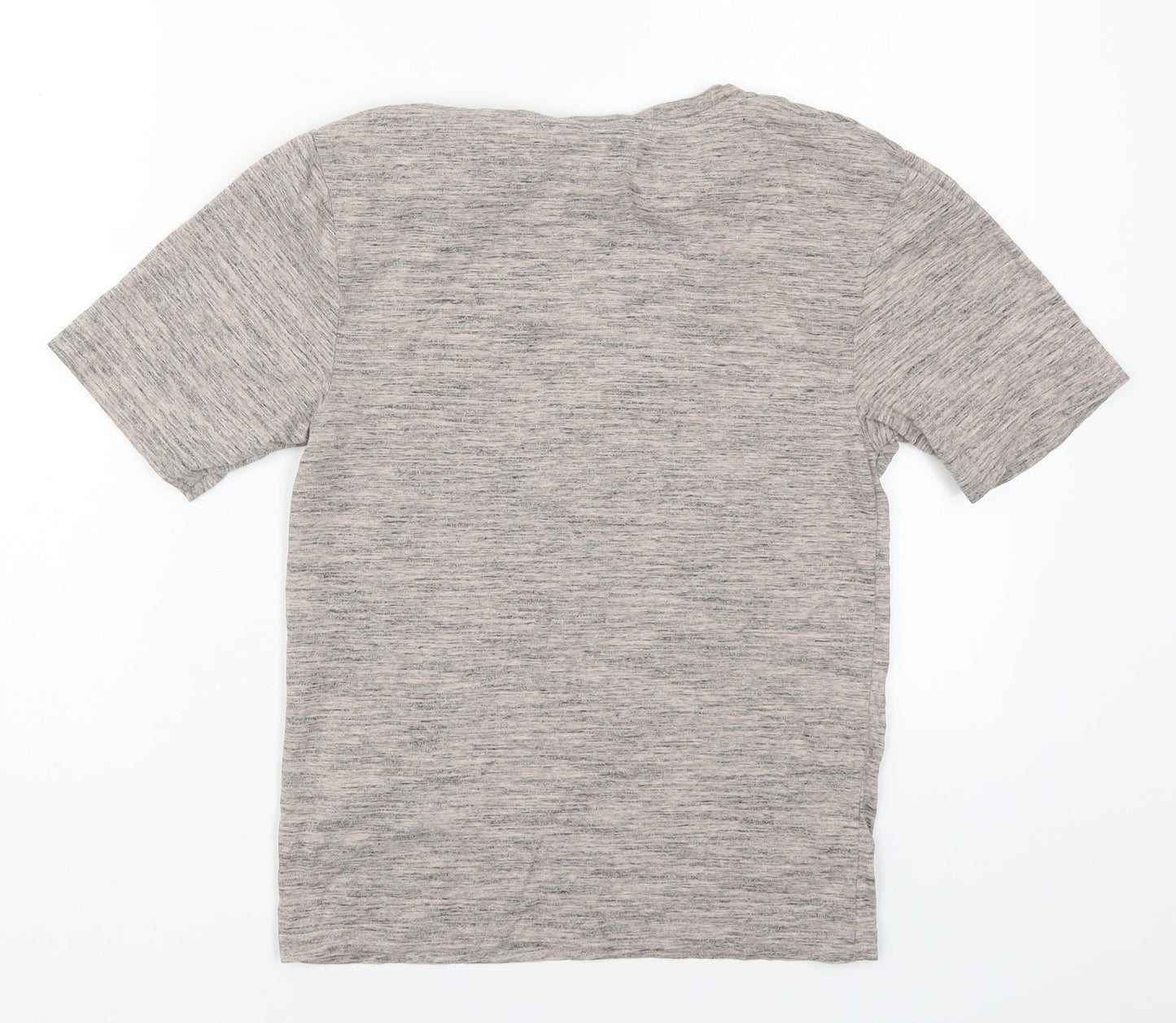 George Boys Brown  Cotton Basic T-Shirt Size 8-9 Years Crew Neck Pullover