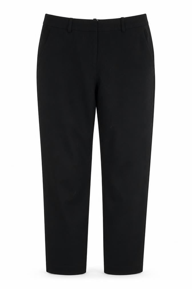 H&M Womens Black  Polyester Dress Pants Trousers Size 10 L25 in Regular Hook & Eye