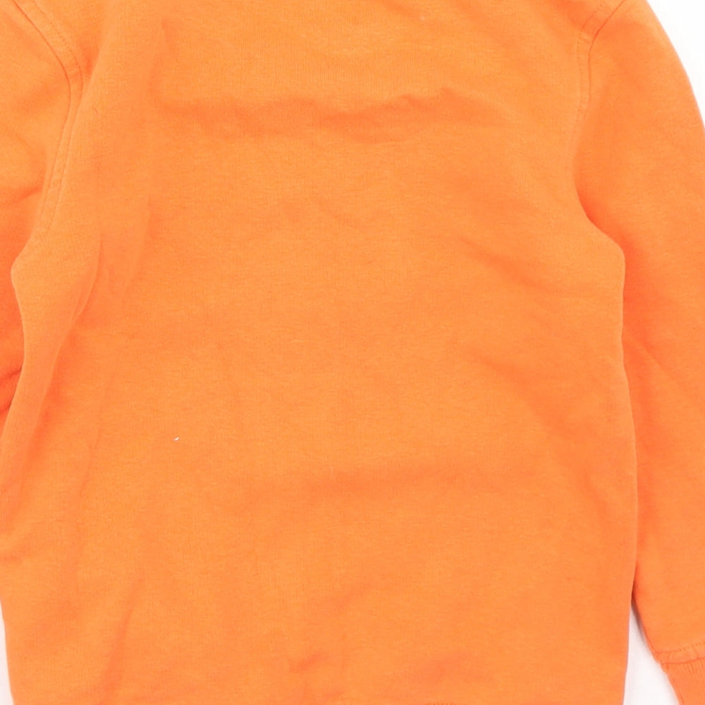 George Boys Orange  Cotton Pullover Sweatshirt Size 4-5 Years