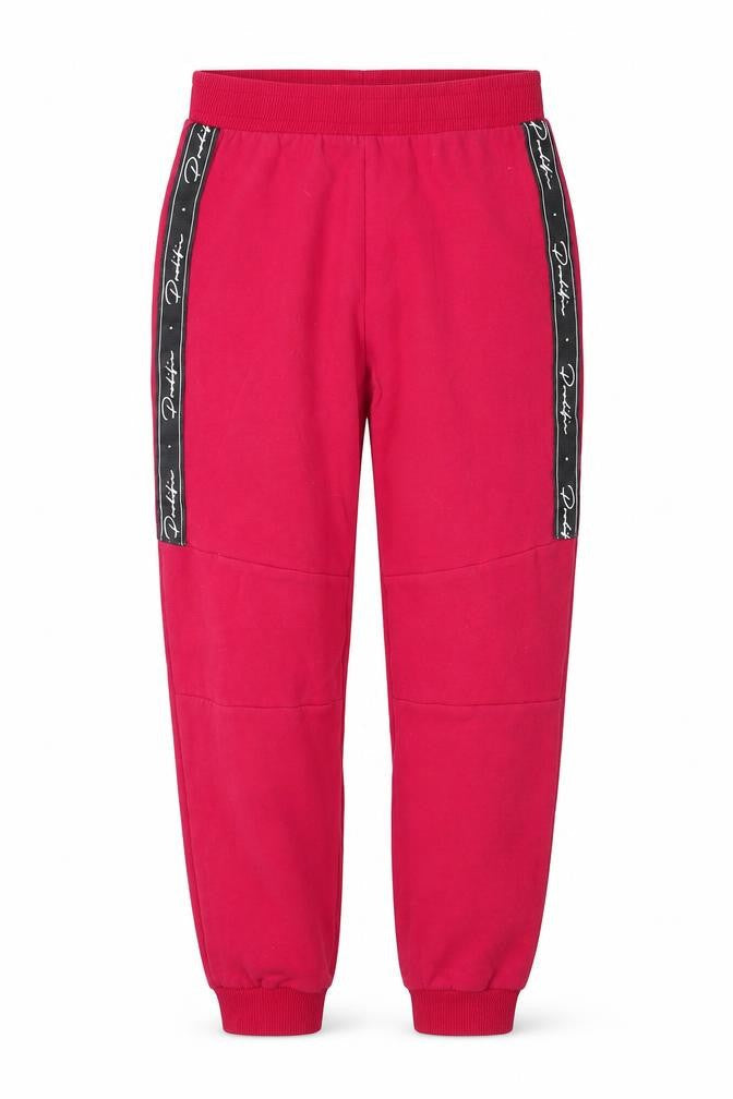 River Island Girls Red  Cotton Sweatpants Trousers Size 9 Months  Regular