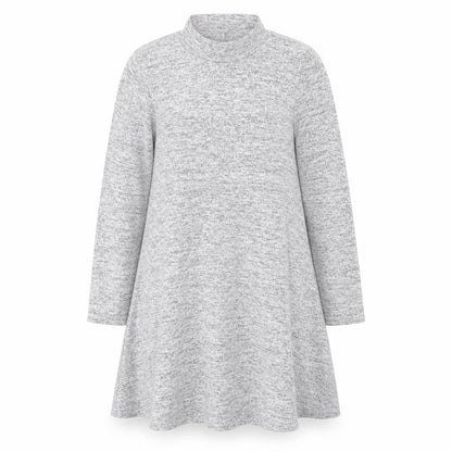 Primark Womens Grey  Viscose Tunic Blouse Size 8 Round Neck