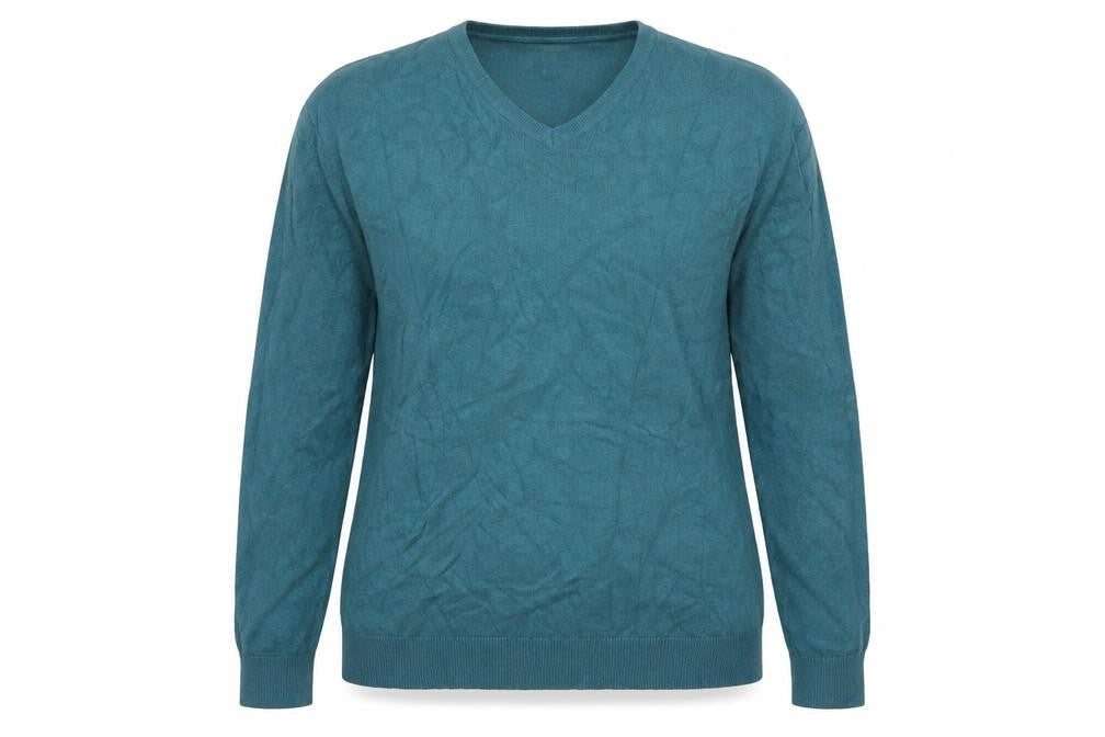 Zara Womens Green V-Neck   Pullover Jumper Size M
