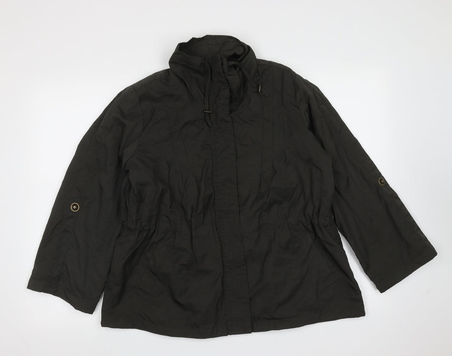 New Look Womens Green   Jacket  Size 16  Zip