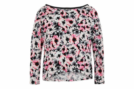 George Womens Multicoloured Floral Viscose Basic Blouse Size 8 Round Neck