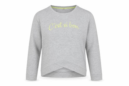 George Womens Grey  Polyester Pullover Sweatshirt Size 12   - C'est Si Bon