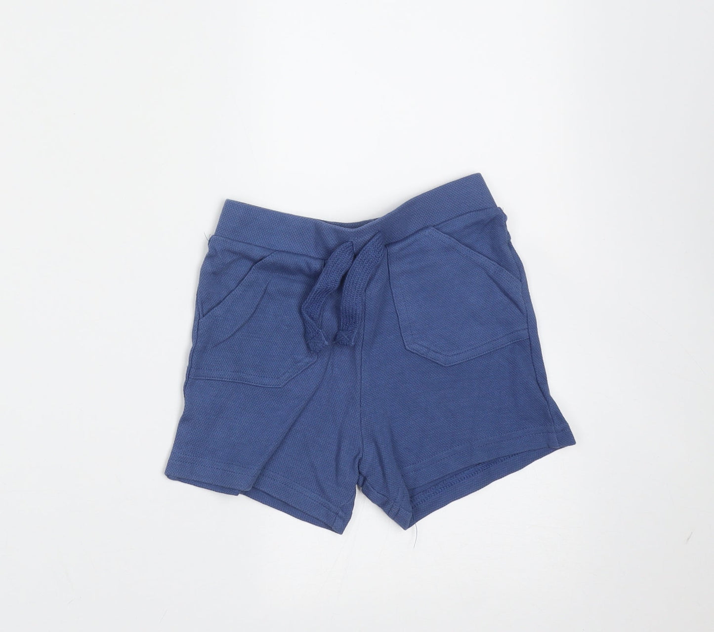 F&F Baby Blue  Cotton  Trousers Size 12-18 Months  Drawstring - shorts