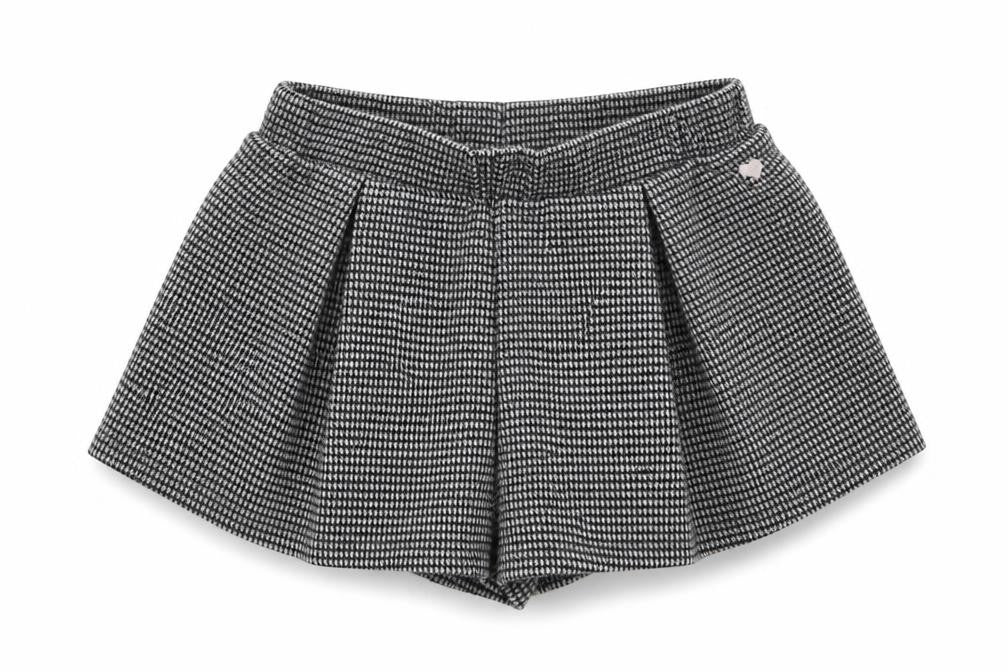Fagottino Girls Black  Polyester Skater Skort Size 2 Years  Regular Pull On