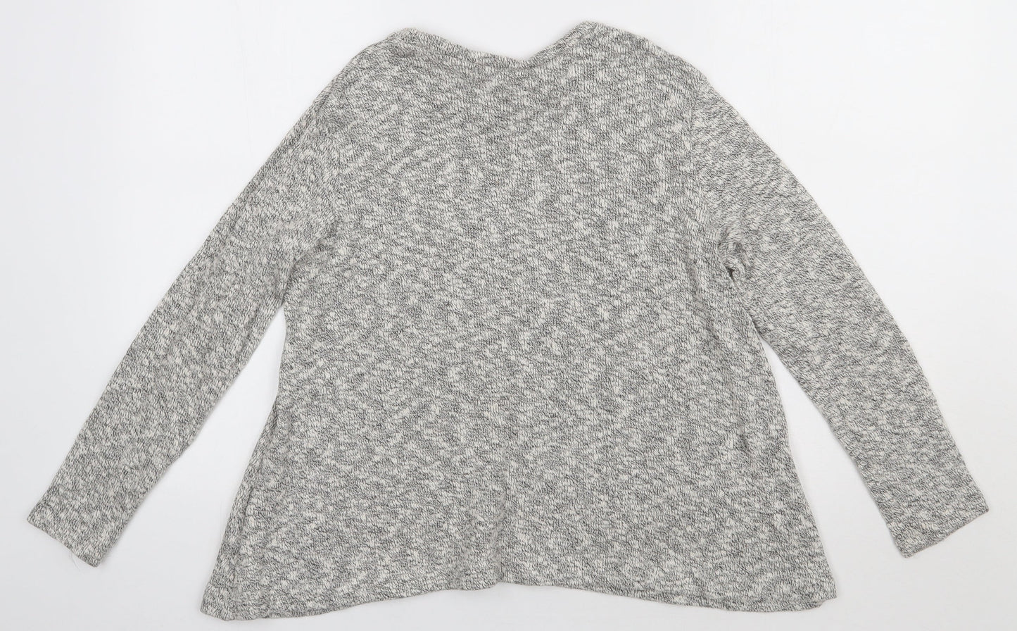 River Island Womens Beige  Cotton Pullover Sweatshirt Size 12  Pullover
