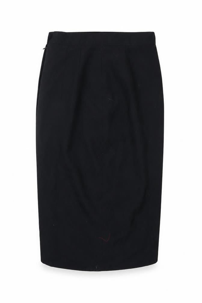 E.A.S Womens Black  Polyester Straight & Pencil Skirt Size 10