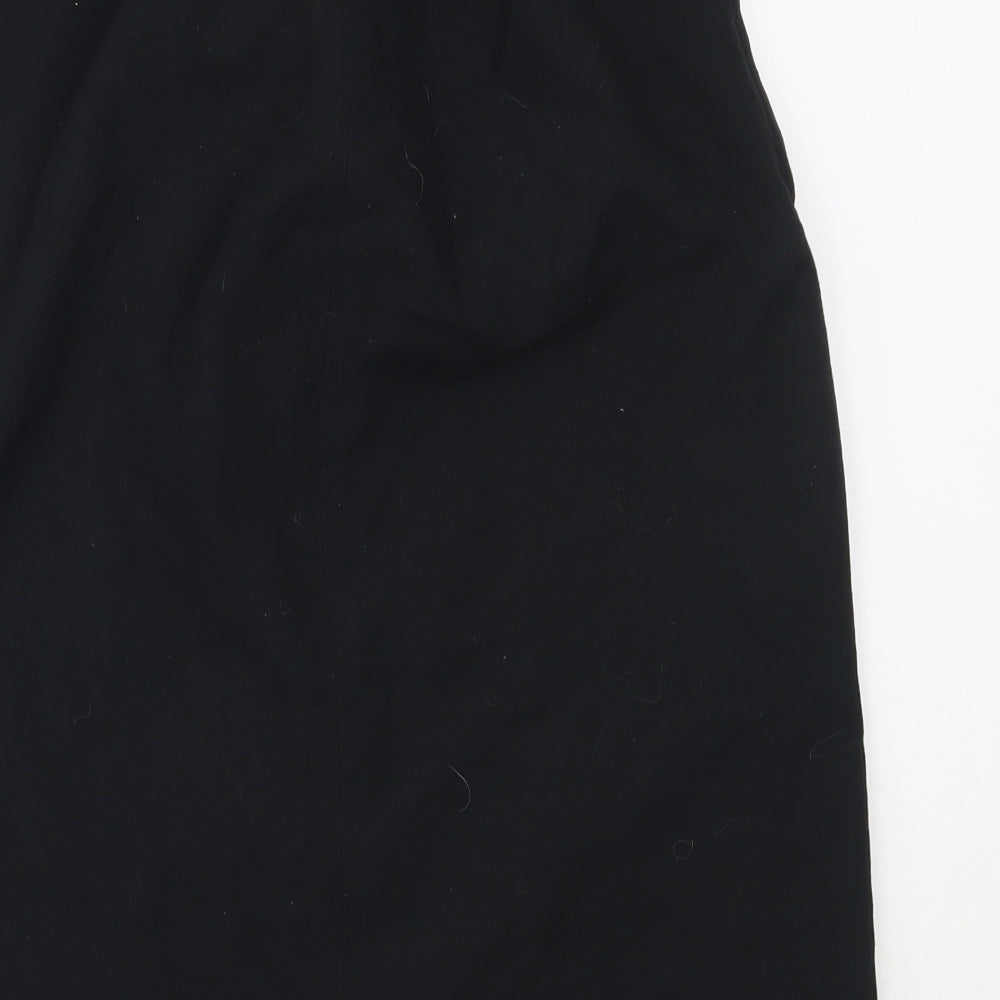 E.A.S Womens Black  Polyester Straight & Pencil Skirt Size 10