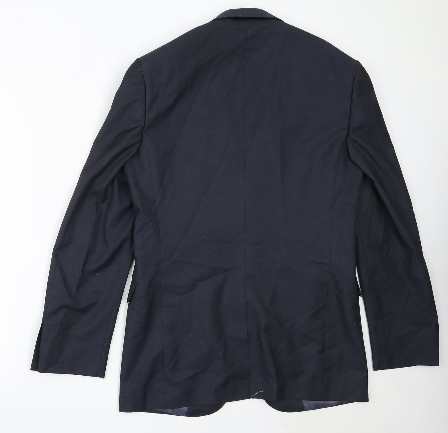 Taylor & Wright Mens Blue  Polyester Jacket Blazer Size 38