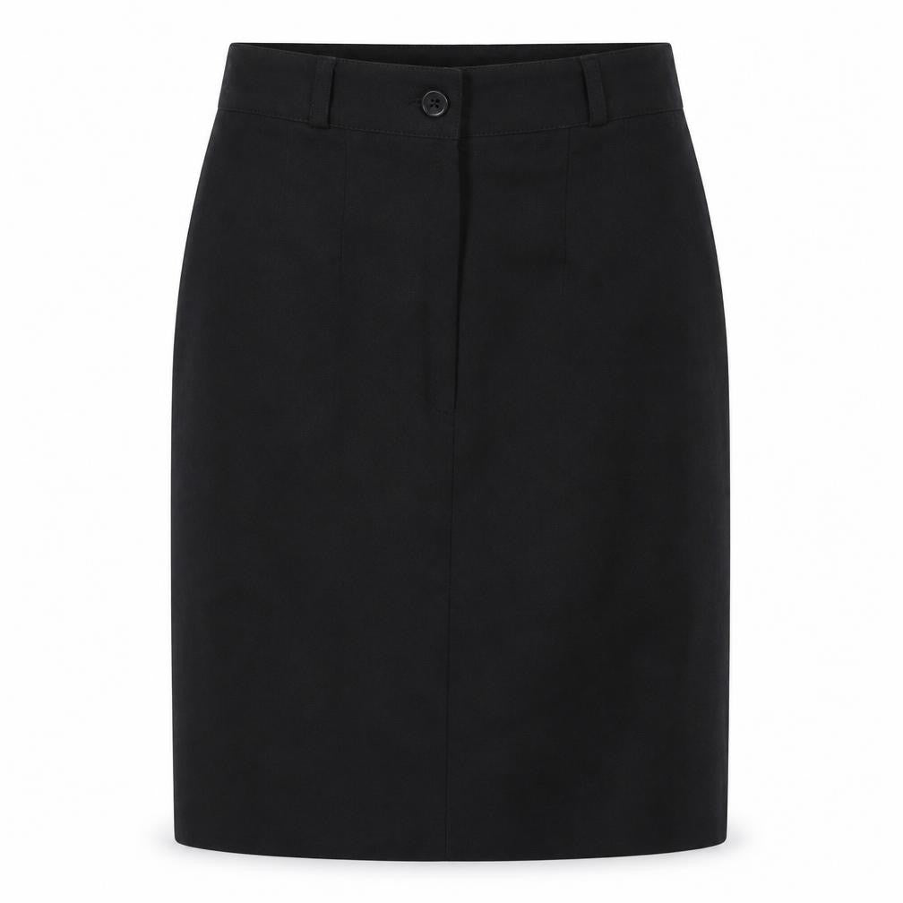 Back to Basix Womens Black  Polyester Straight & Pencil Skirt Size 10