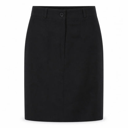 Back to Basix Womens Black  Polyester Straight & Pencil Skirt Size 10