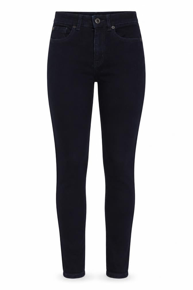 Jack Wills Womens Blue  Cotton Skinny Jeans Size 26 in L30 in Regular Button