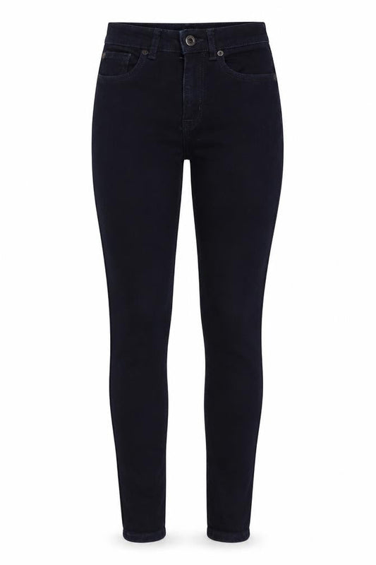 Jack Wills Womens Blue  Cotton Skinny Jeans Size 26 in L30 in Regular Button