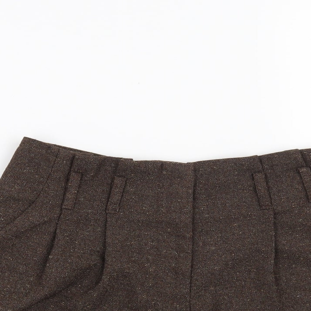 FOREVER 21 Womens Brown  Polyester Hot Pants Shorts Size XS L4 in Regular