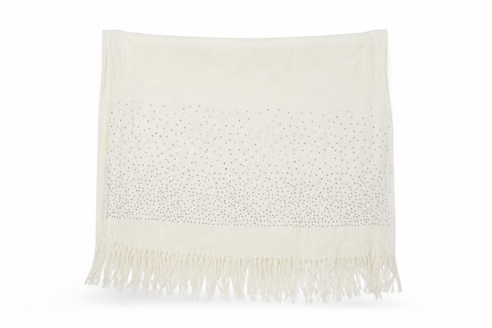Preworn Womens Ivory  Cotton  Shawl/Wrap