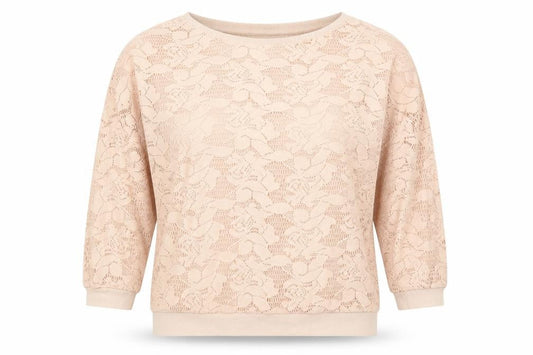 Atmosphere Womens Pink Round Neck Floral Polyester Pullover Jumper Size 12