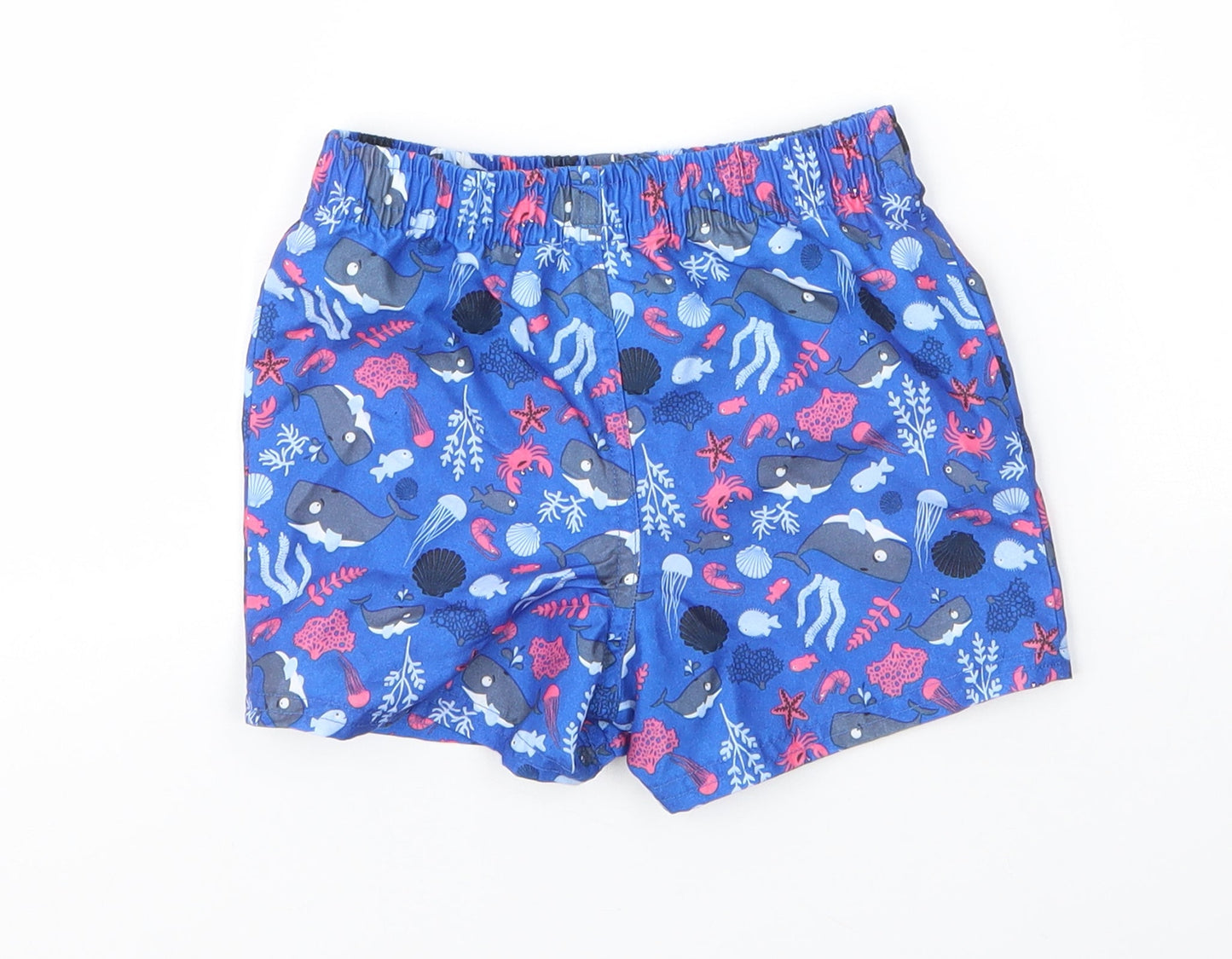 Primark Boys Blue  Polyester Sweatpants Trousers Size 18 Months  Drawstring