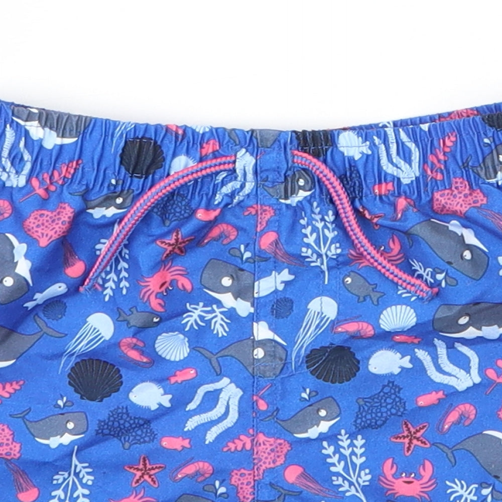 Primark Boys Blue  Polyester Sweatpants Trousers Size 18 Months  Drawstring