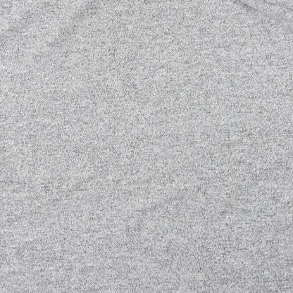 Dorothy Perkins Womens Grey Round Neck  Viscose Pullover Jumper Size 16